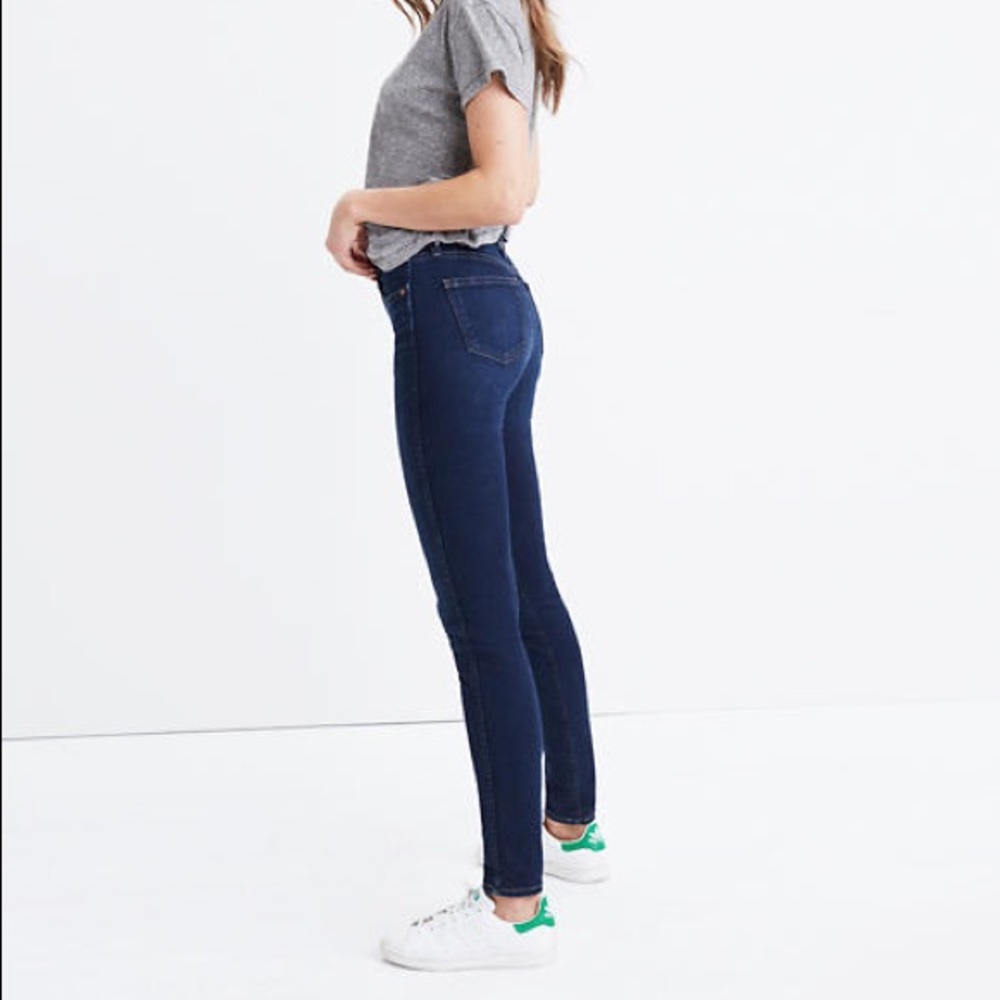 Madewell 10” high rise skinny jeans
